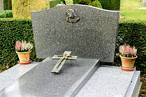 grave monument in cemetery for loved one